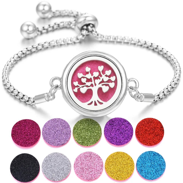 stainless steel perfume bracelet