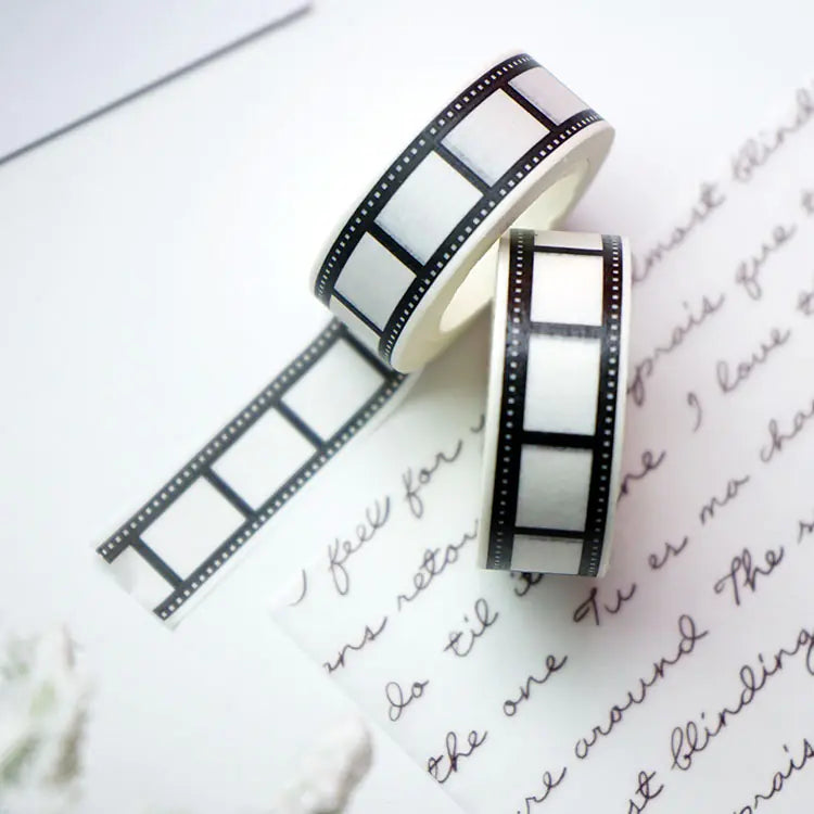 minimalist letter washi tape