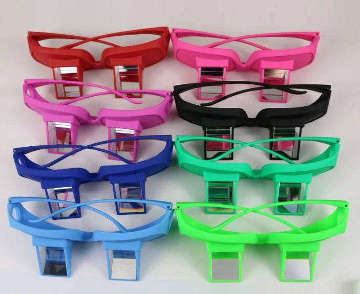 lazy periscope horizontal reading glasses