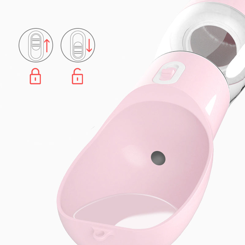 pet dog water bottle feeder