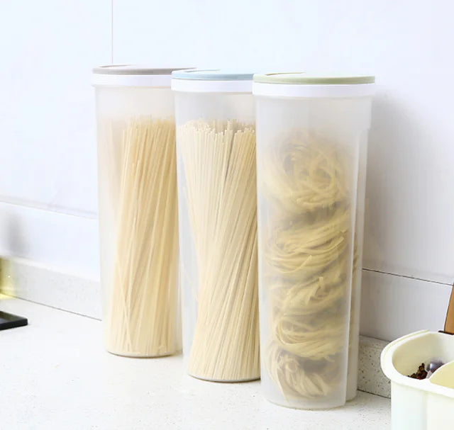 plastic pasta storage box