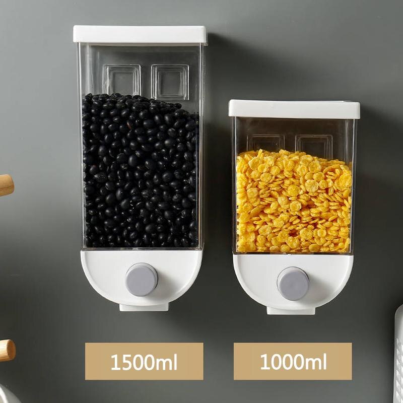 wall-mounted kitchen multi-grain sealed jars