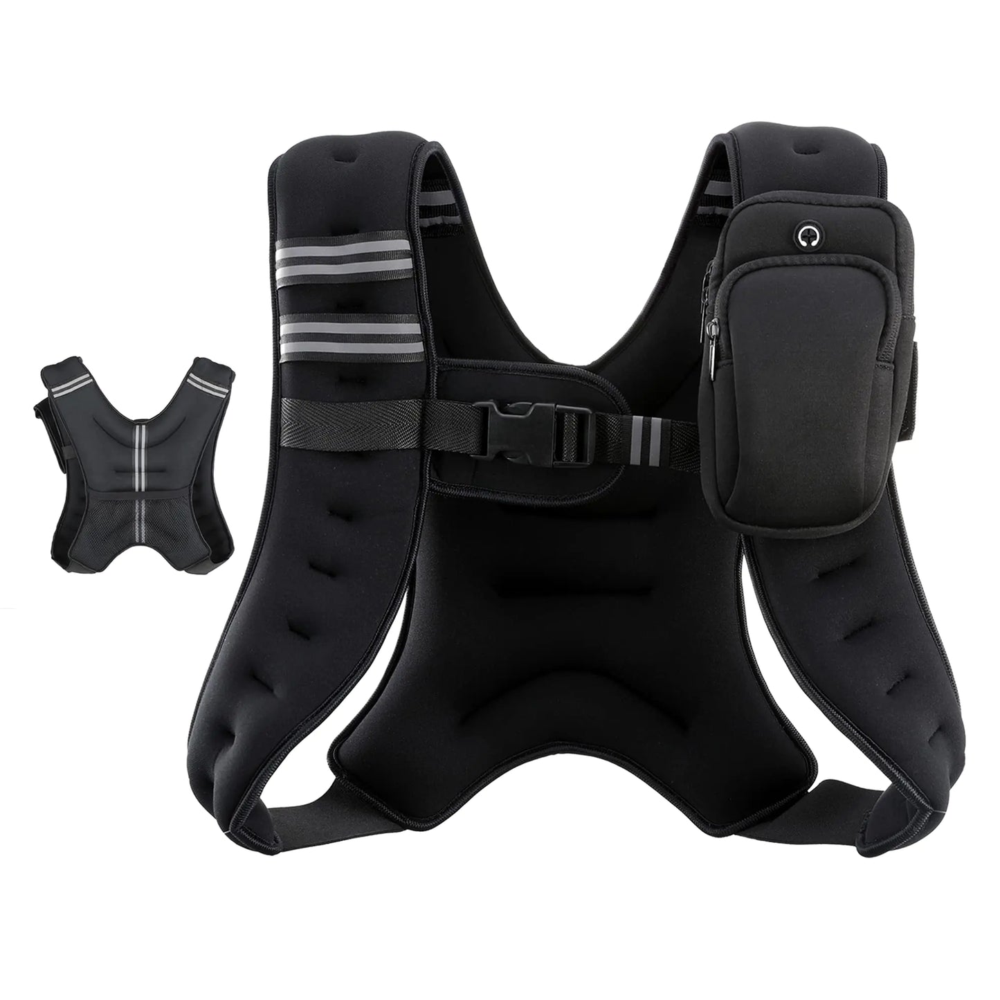 weight vest with reflective stripe