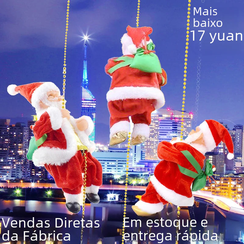 santa claus climbing toy