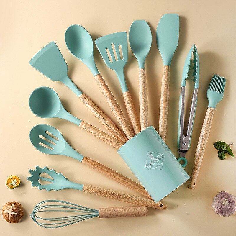 non stick pot spatula and spoon