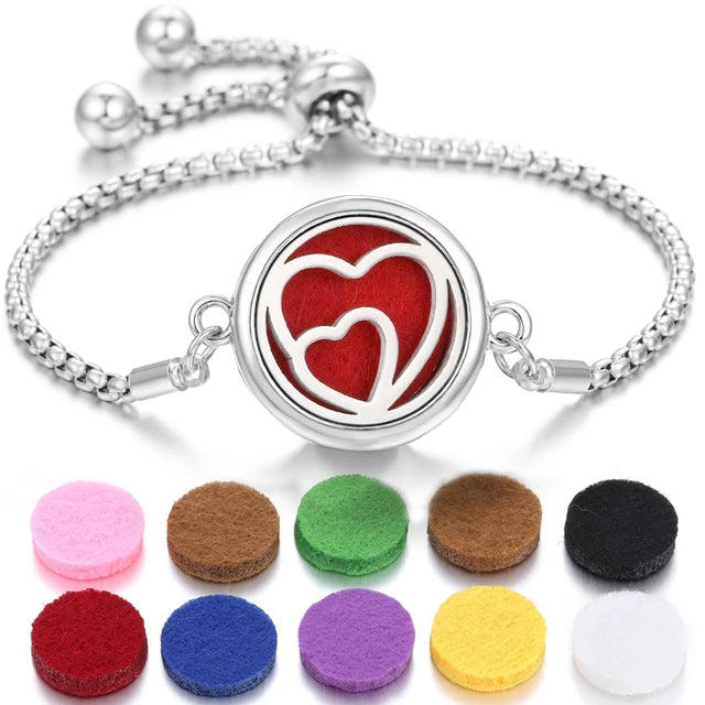 stainless steel perfume bracelet