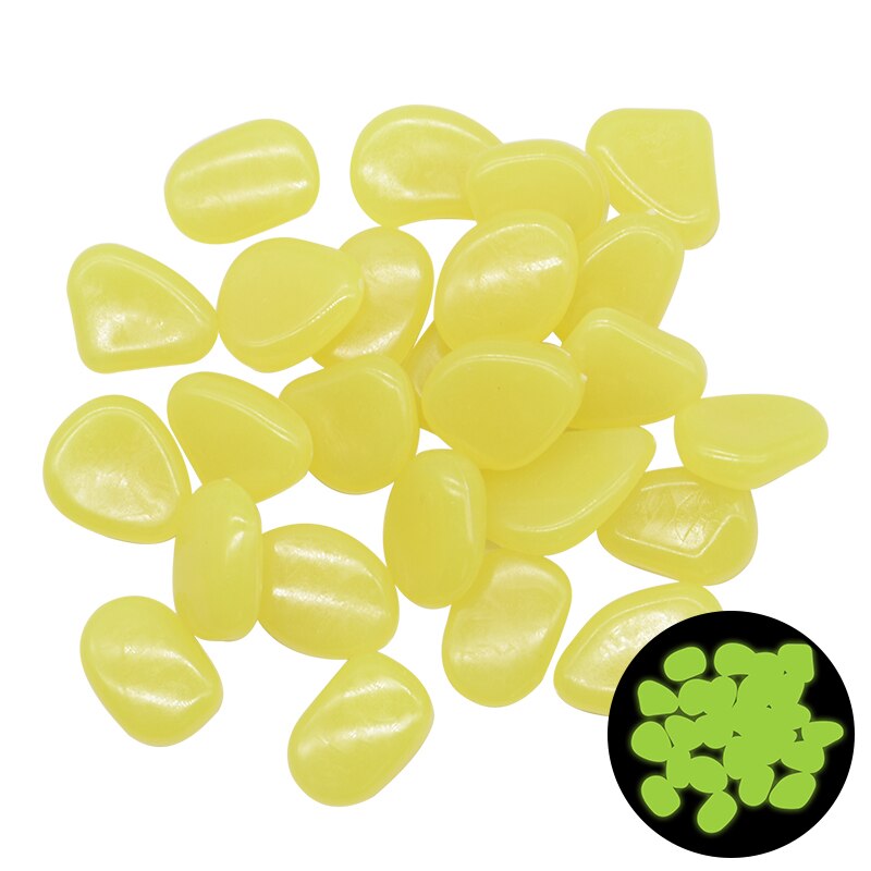glow in the dark garden pebbles