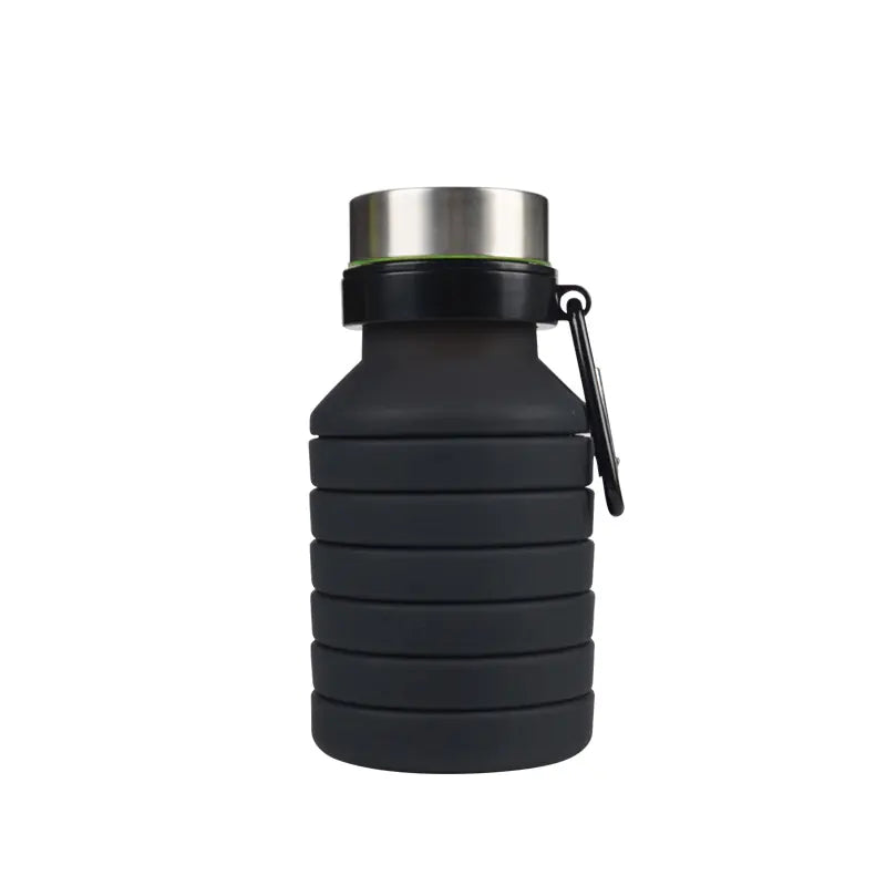 collapsible silicone water bottle