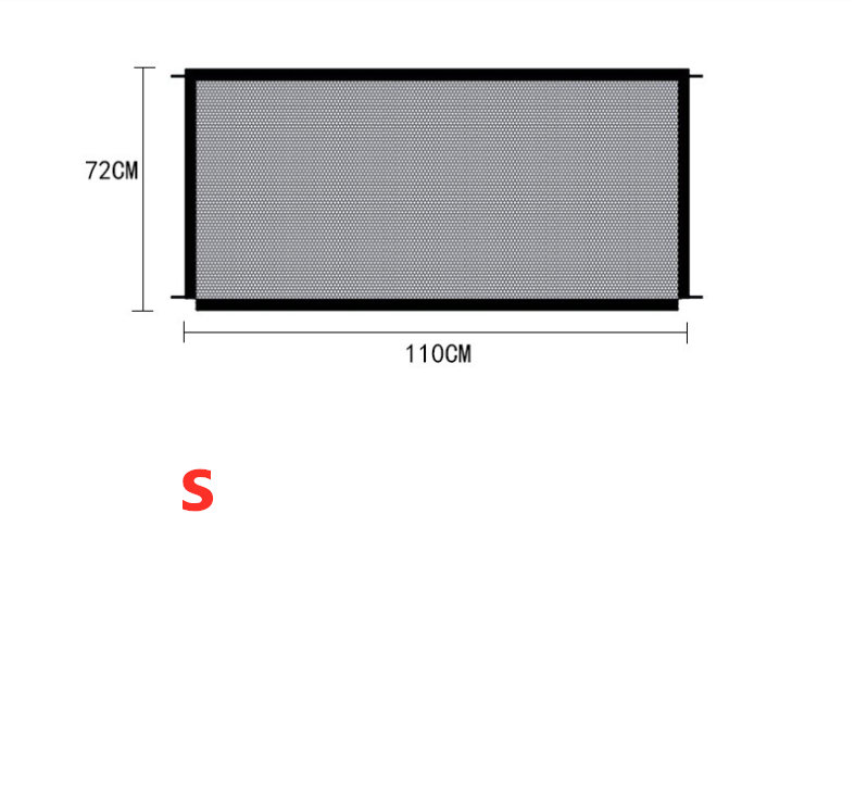 black foldable protection pet safety gate