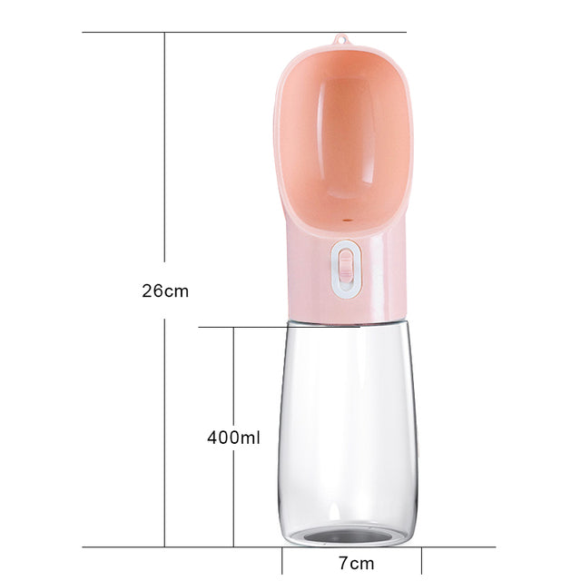 pet dog water bottle feeder