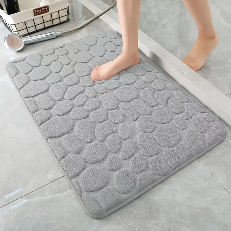 3-piece non-slip bathroom rug set