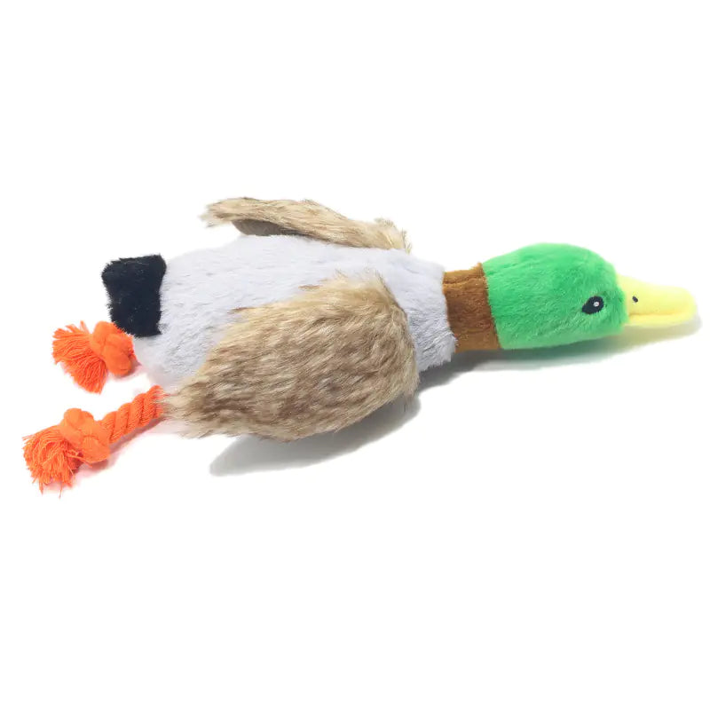 plush sound duck dog toy