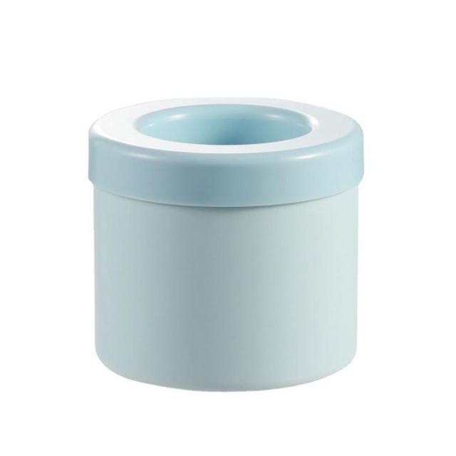 silicone cylinder portable ice maker bucket