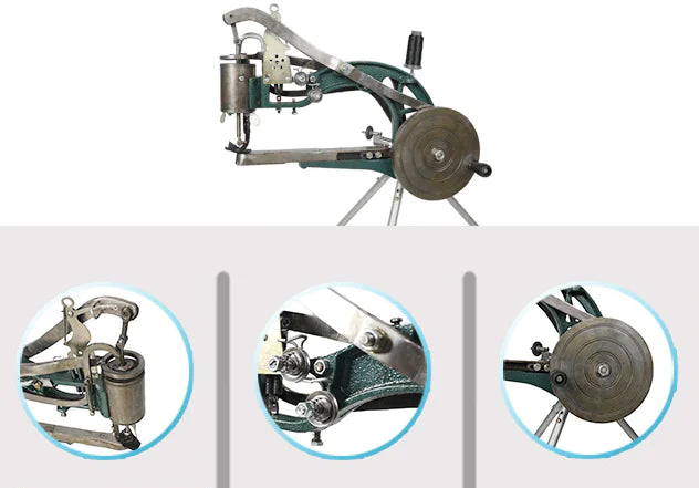 sl-18 vintage shoe repair machine (hand-cranked)