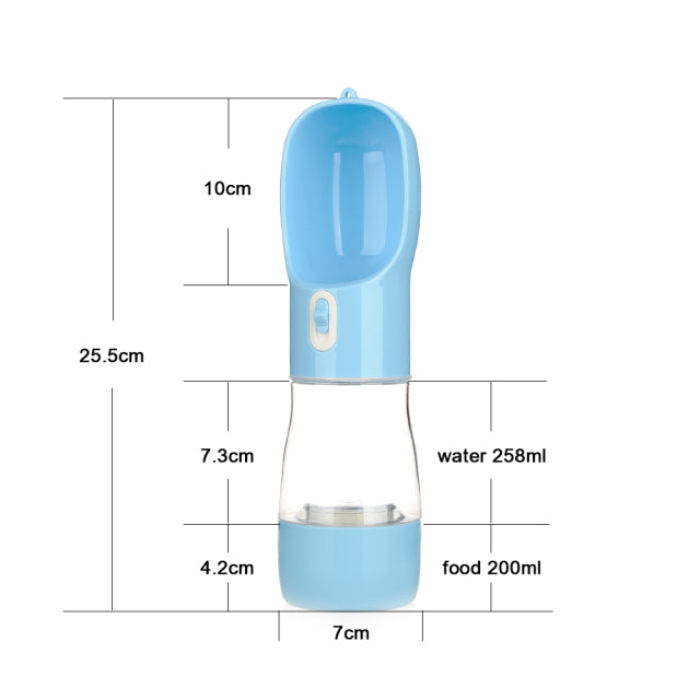 pet dog water bottle feeder