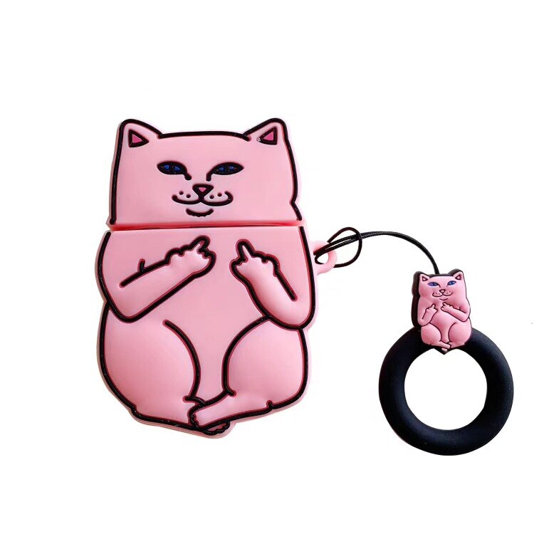 cartoon cat airpods case