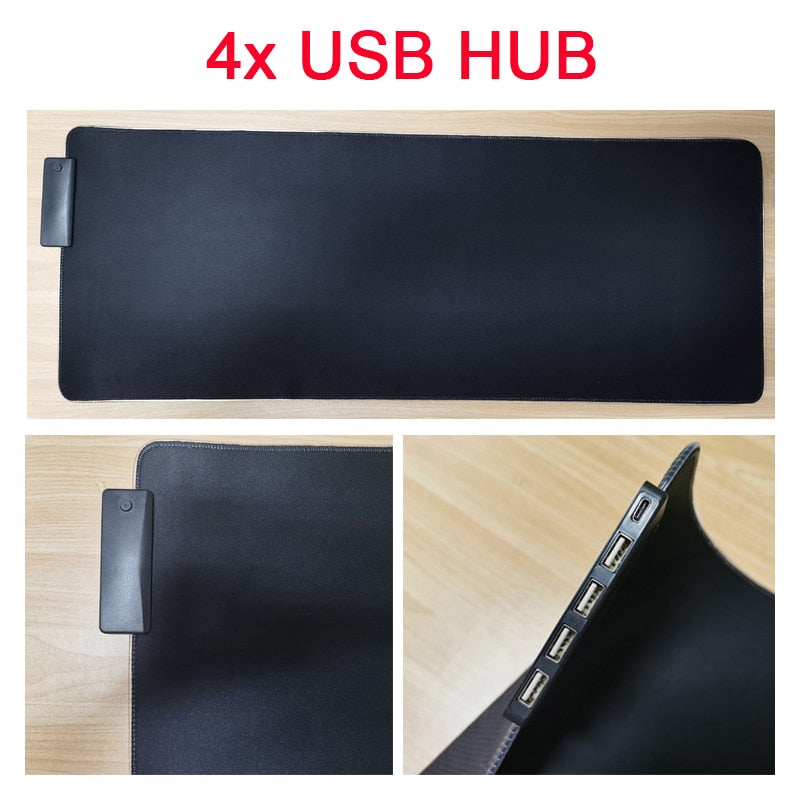 rgb mouse pad with cable