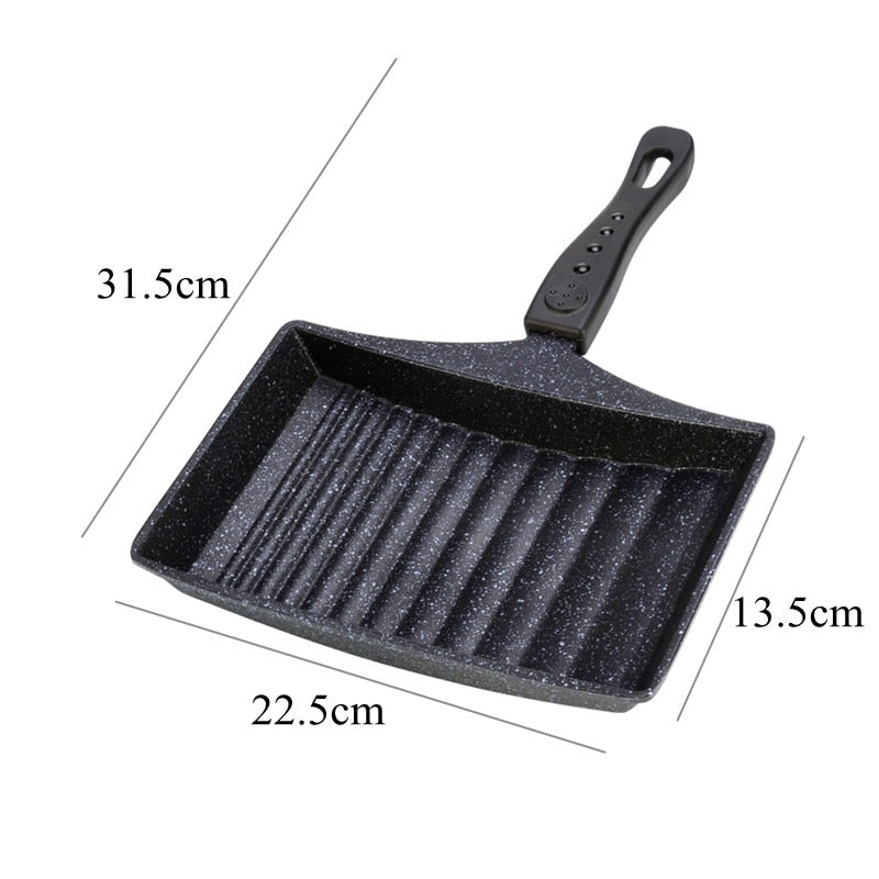 non-stick wave bottom saucepan