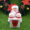Saucer Santa Claus Red