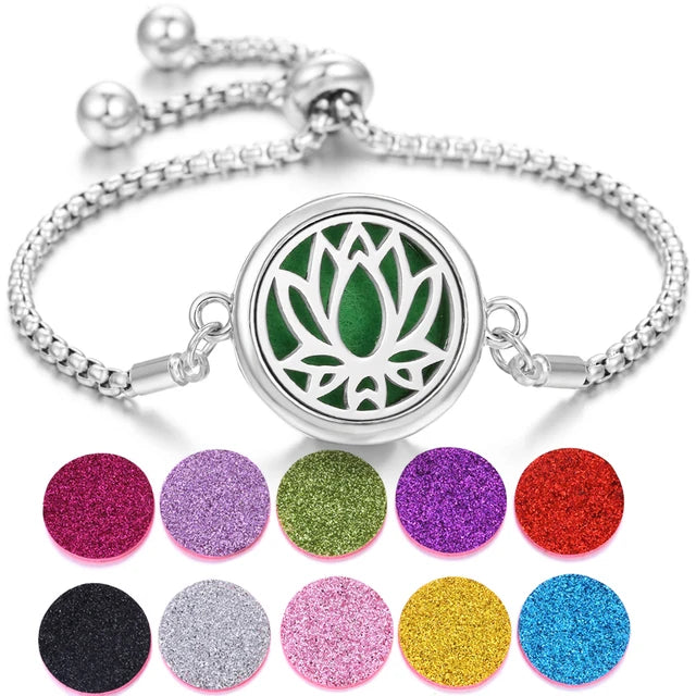 stainless steel perfume bracelet