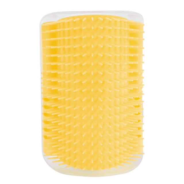 cat self groomer corner brush