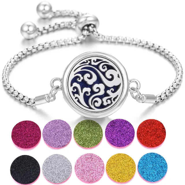 stainless steel perfume bracelet