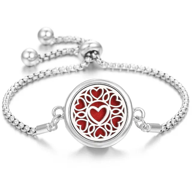 stainless steel perfume bracelet