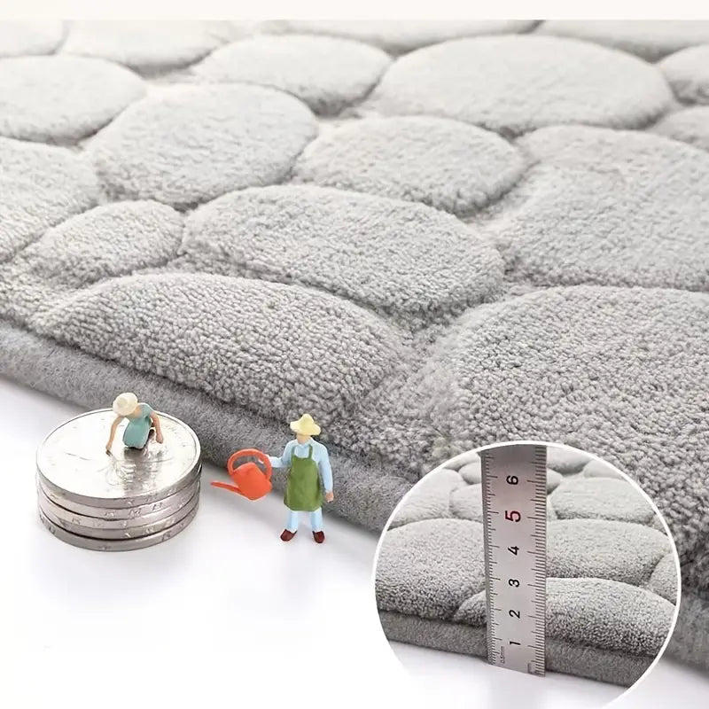 3-piece non-slip bathroom rug set