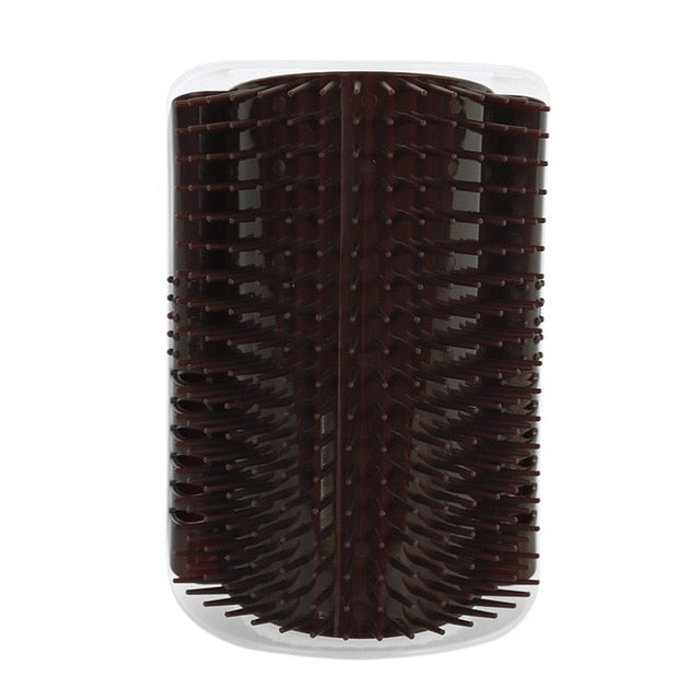 cat self groomer corner brush