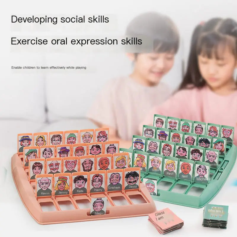 guess who? logic card game