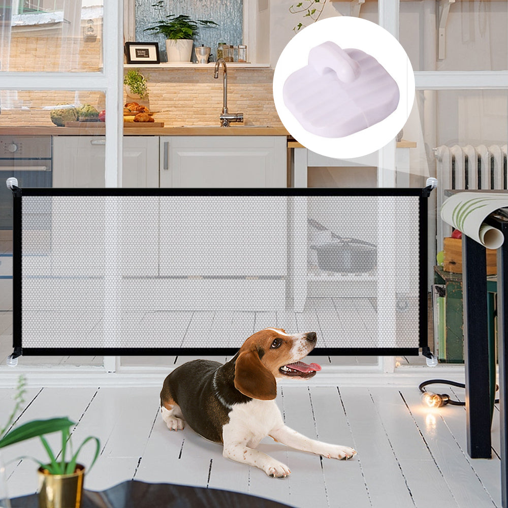 black foldable protection pet safety gate
