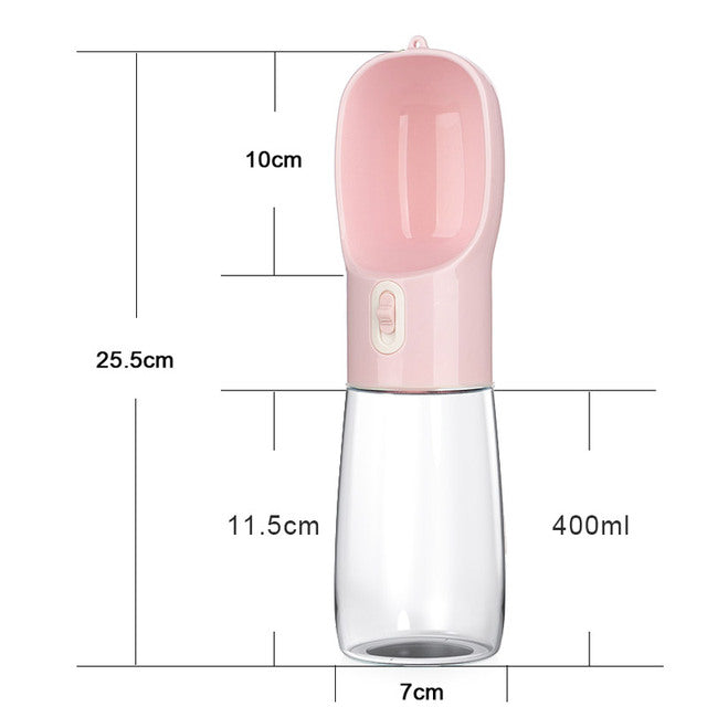 pet dog water bottle feeder