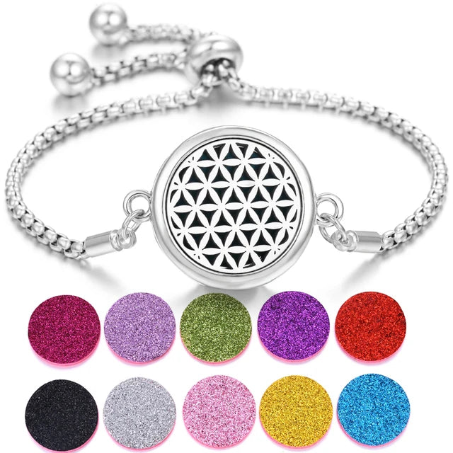 stainless steel perfume bracelet