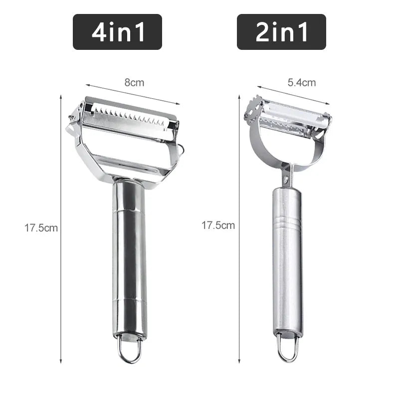 stainless steel kitchen vegetable peeler