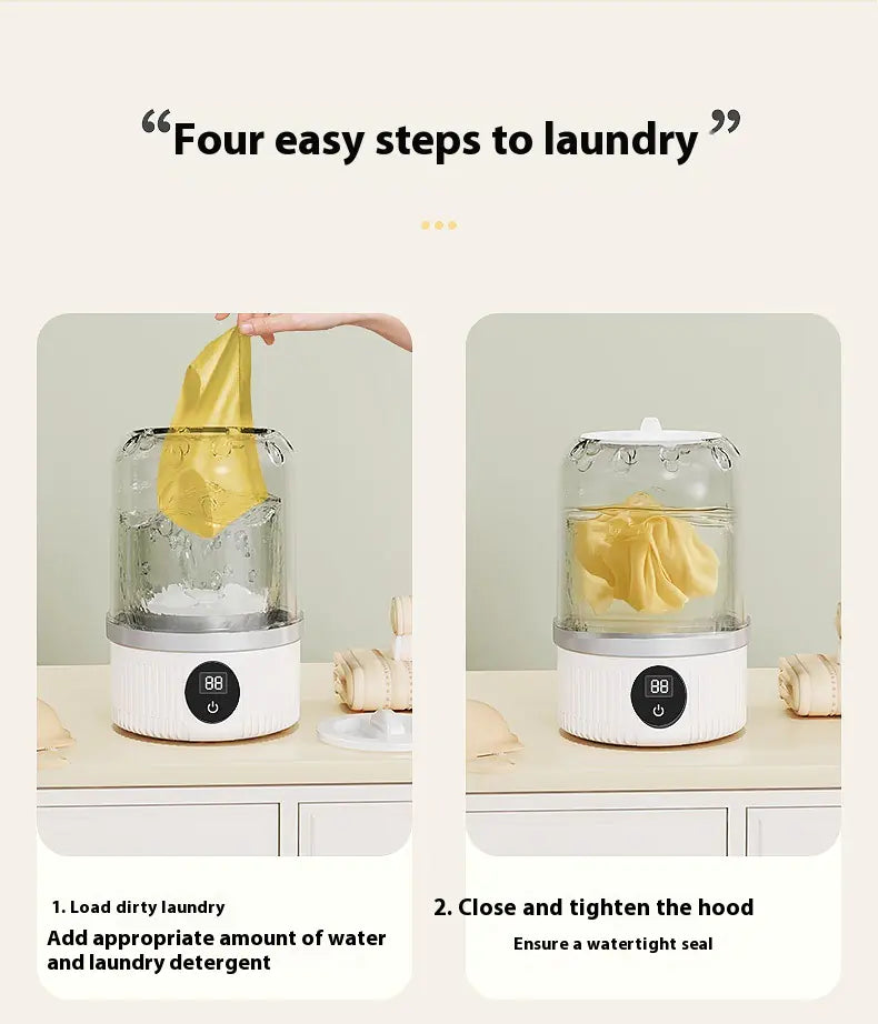 wireless portable washing machine