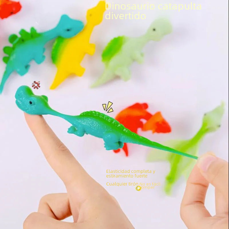 creative dinosaur catapult toy