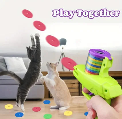 interactive cat toy launcher