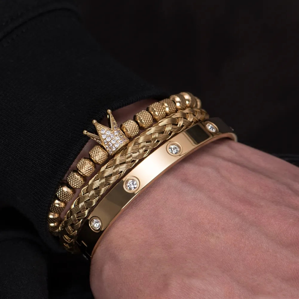 diamond roman  bracelets