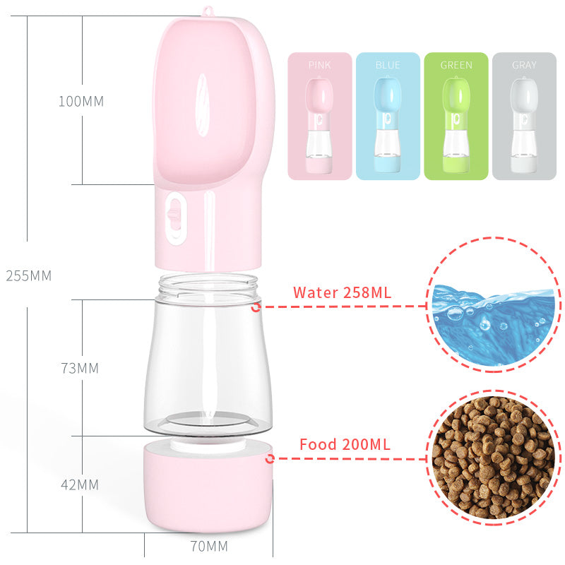 pet dog water bottle feeder