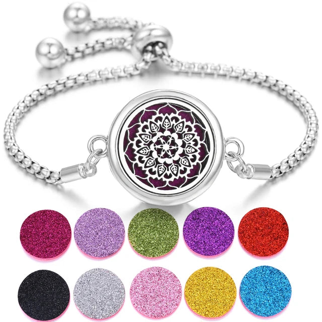 stainless steel perfume bracelet