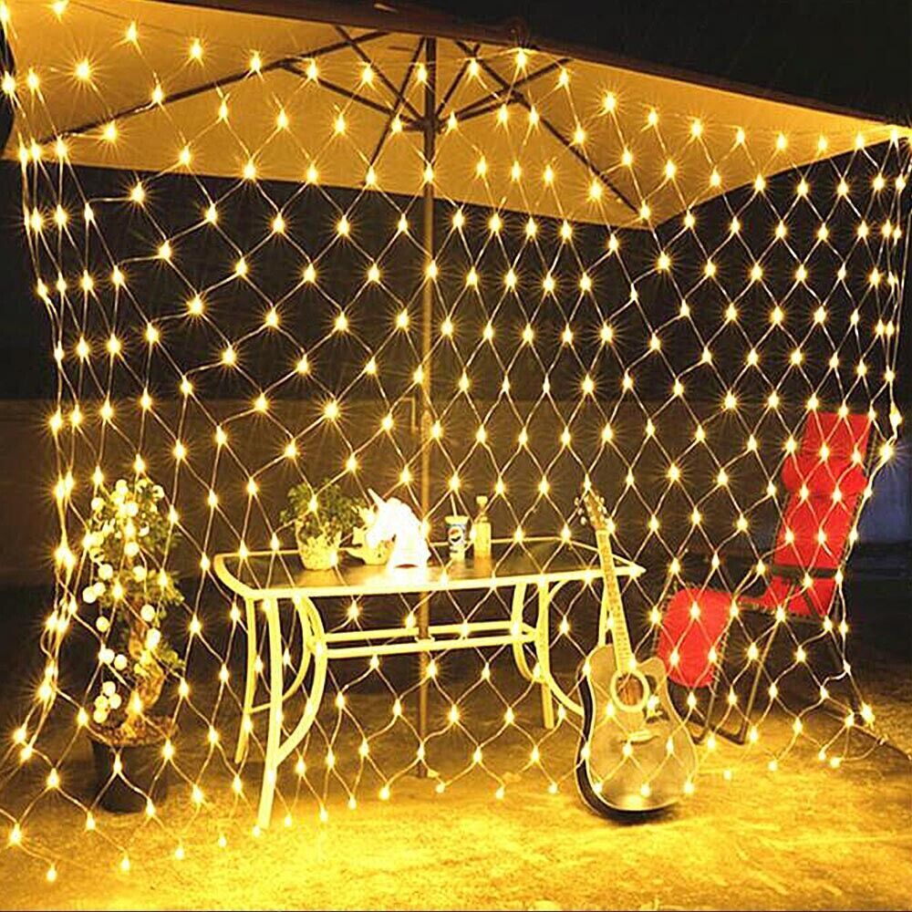 net mesh solar fairy lights