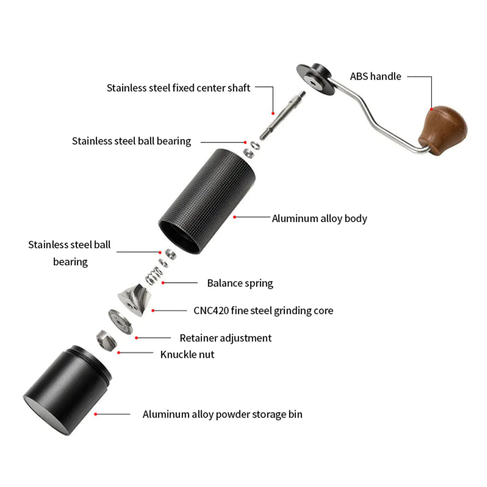 adjustable manual coffee grinder