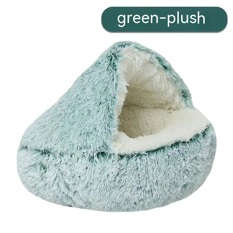 semi-closed cat bed nest