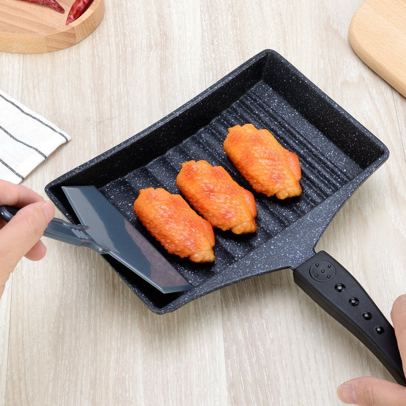non-stick wave bottom saucepan
