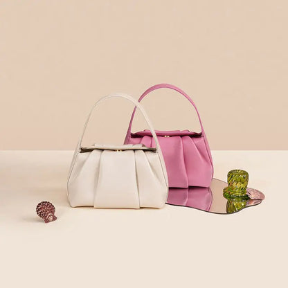 Women's Pleated Cloud Handbag