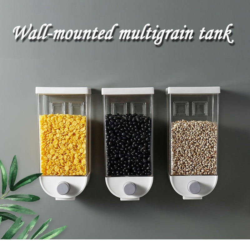 wall-mounted kitchen multi-grain sealed jars