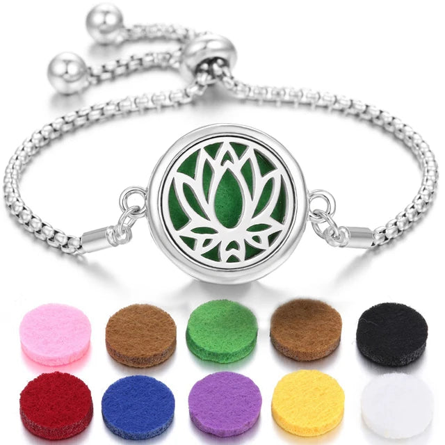 stainless steel perfume bracelet